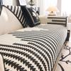 Подушка для дивана New Nordic Chenille, универсальная подушка для дивана Four Seasons, нескользящий чехол для дивана в форме буквы L, чехол для дивана в полоску в геометрическом стиле