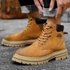 2025 новый взрыв внешней торговли кожа пара высокие уличные толстоподошвенные мужские и женские рабочие ботинки Мартин