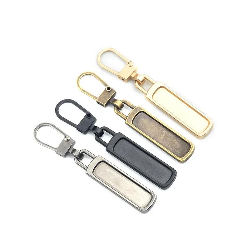 5/10PCS Metal Zip Puller Replacement Tab Zipper Sliders Head Zipper Head Detachable Backpacks Purses Repair Sewing Accessories