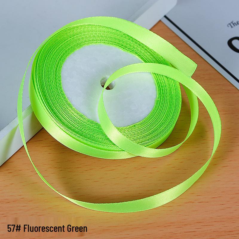1 см атласная лента для украшения подарочной коробки и бантов, специальная для трансграничной торговли
