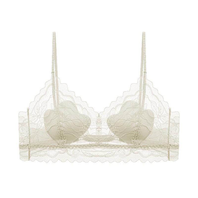 Элегантный бюстгальтер без косточек и с открытой спиной из французского кружева и сетки для женщин - Сексуальный, стройнящий дизайн с деликатной поддержкой