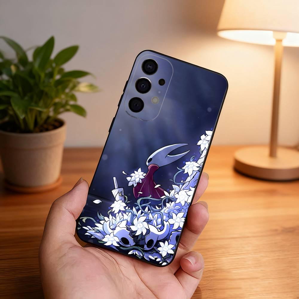 H-Hollow Knight Silksong Phone Case For Samsung S25,S24,S21,S22,S23,S30,Ultra,S20,Plus,Fe,Lite,5G Black Cover