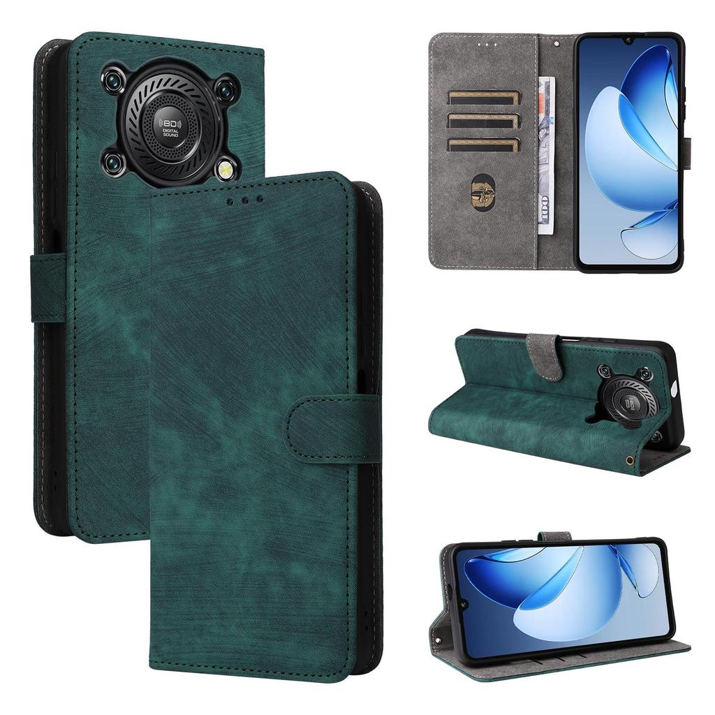 Флип-кейс для Oukitel C60/C60 Pro из ПУ кожи, защита всего корпуса с [блокировкой RFID], прочная ретро-обложка