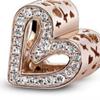 Pandora Sparkling Freehand Heart Charm  788692c01