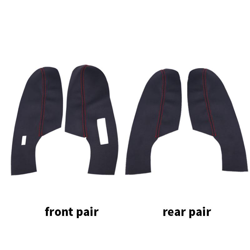 Только седан, кожа из микрофибры, внутренняя дверная ручка, панель, подлокотник, накладка для VW Polo 2011 2012 2013 2014 2015