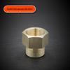 Copper Reducing Threaded Coupling Adapter for Male/Female: 1/2", 3/8", 1/4", 1/8" Connector
