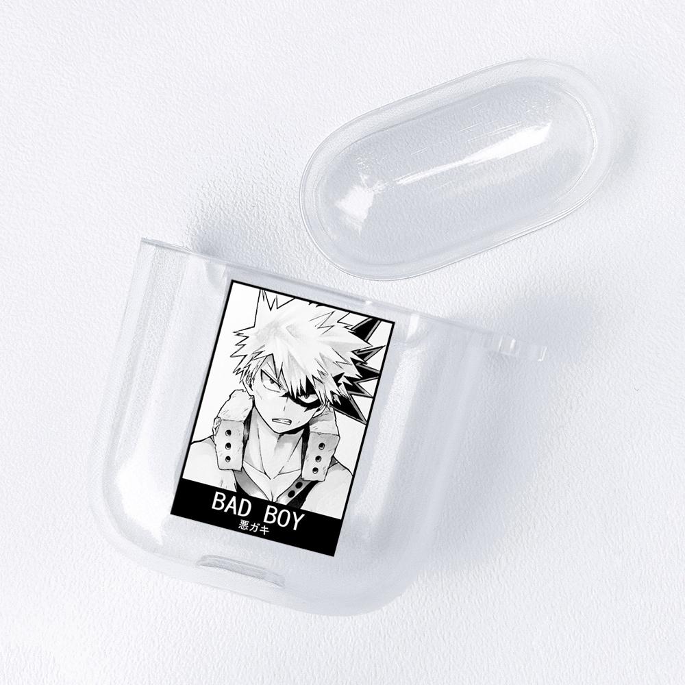 Аниме My Hero Academy фигурки прозрачный чехол для Airpods Funda Airpods 2/1 чехол Boku No Hero Academy мягкий чехол из ТПУ