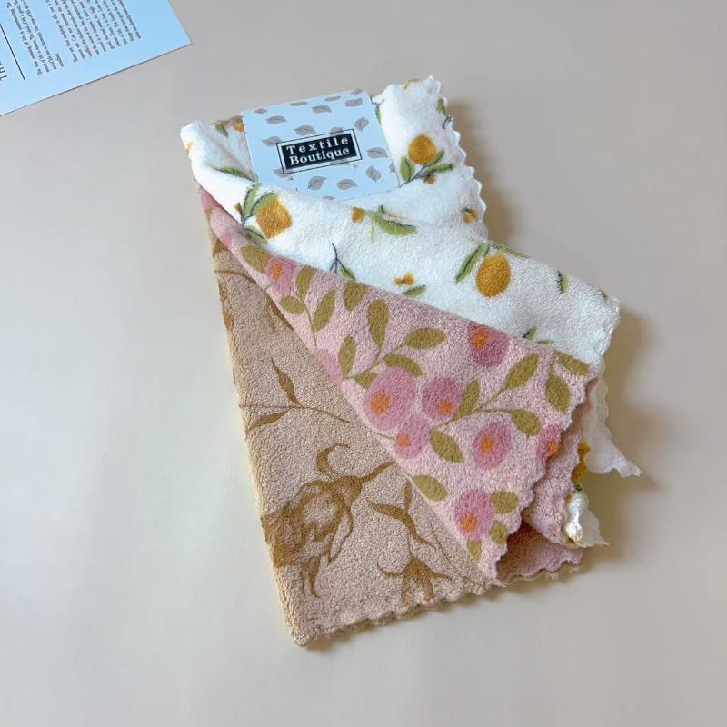 3pcs 30*30cm High Absorbency Kitchen Dish Towel For Easy Cleaning Durable Household Washing Cloth For Dishes And More