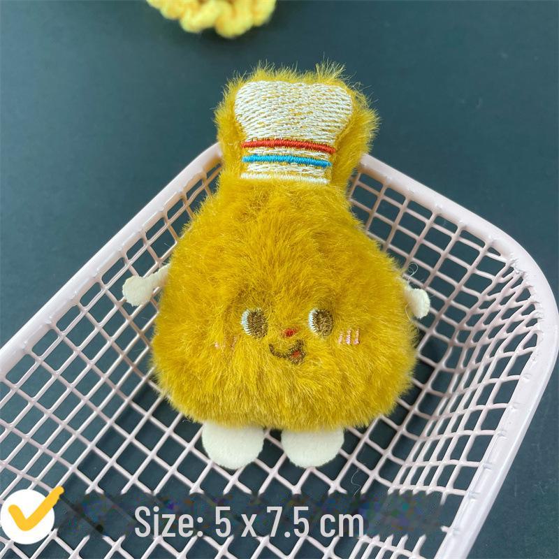 Милые мультяшные аксессуары: Гамбургер, картофель фри, куриные ножки, хлебные куклы, школьные сумки, забавные подвески, шарфы, перчатки