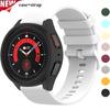 Защитный чехол + Силиконовый ремешок для Samsung Watch4 5 6 7 40 44 мм Спортивный ремешок для Samsung Watch ПК полый защитный корпус