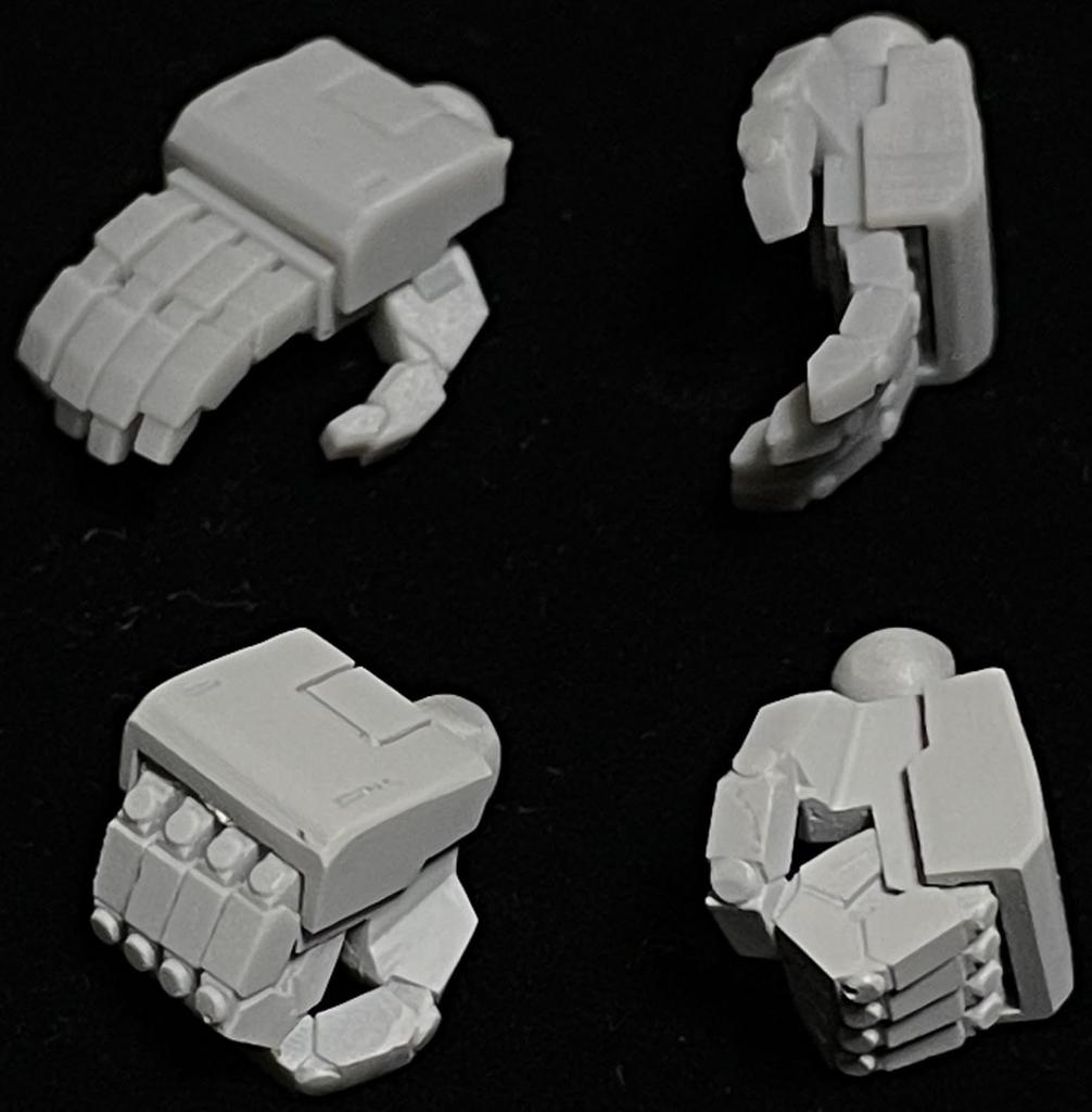 Idola Solid Square Scale Plastic Model IDOLA07 Hand, Finger, Small, 1/144 Parts, (Robot)