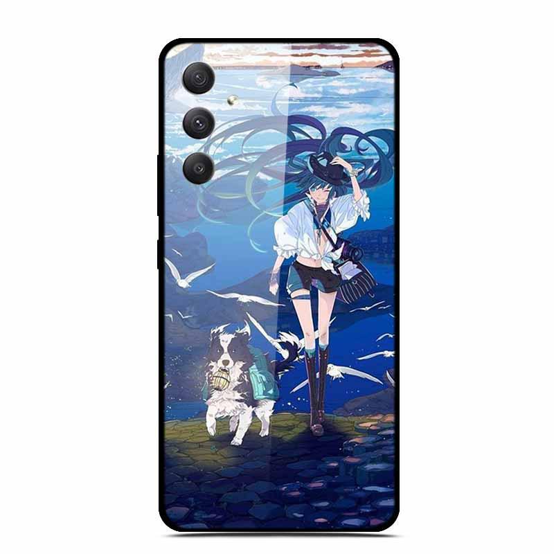 Закаленное стекло для телефона Samsung A35 5G - Персонализированный цветной дизайн