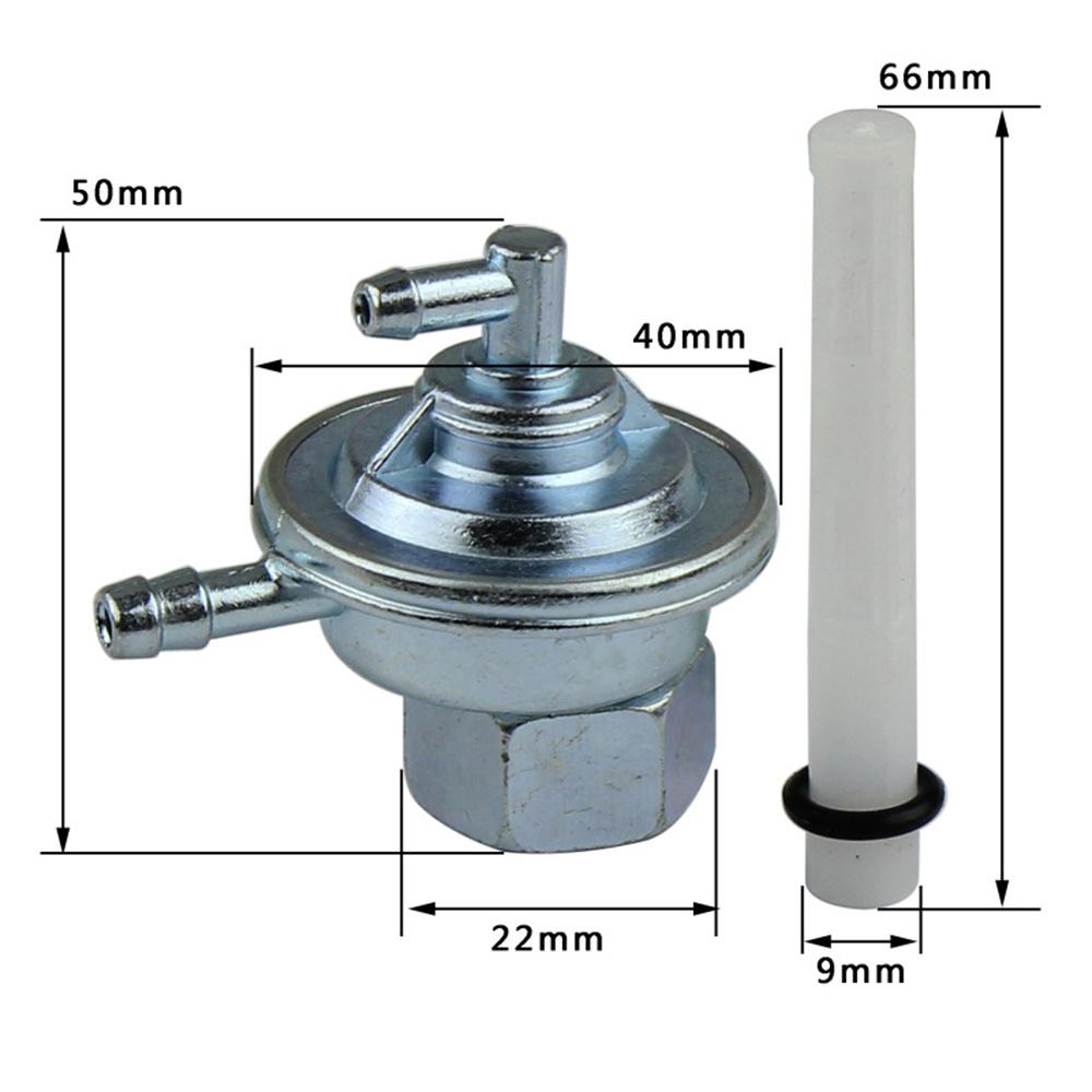Car Fuel Pump Vacuum Petcock With Oil Filter Repair Fit For Gy6 50Cc 125Cc 150Cc