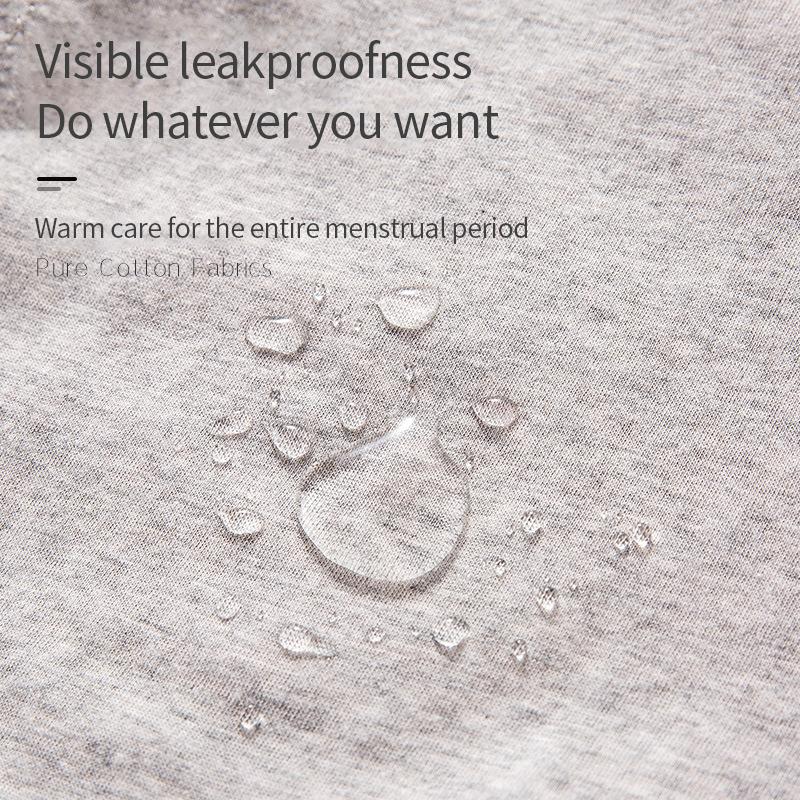 Mid Waist Pocket Physiological Panties Widened Side Leakage Prevention Women Panty Three Layers of Anti-leakage Lady Underwear Briefs