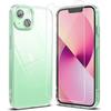 Case For iPhone 13 Mini Silicone TPU Transparent + 2 Tempered Glass Screen Protector Film E.F.Connection