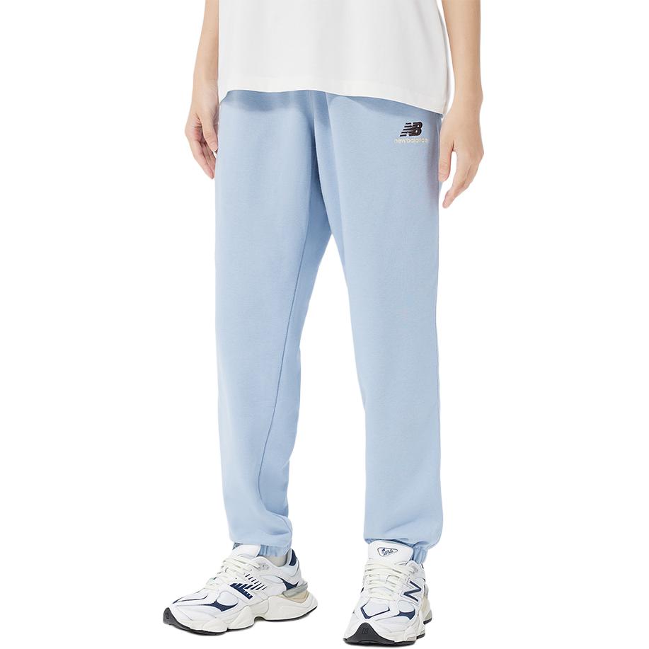 New Balance Трикотажные брюки унисекс синие с умеренной манжетой UP21500-LAY