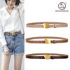 Women'S Leather Belt Women'S Belt Retro With Jeans Casual Decoration Women'S Belt