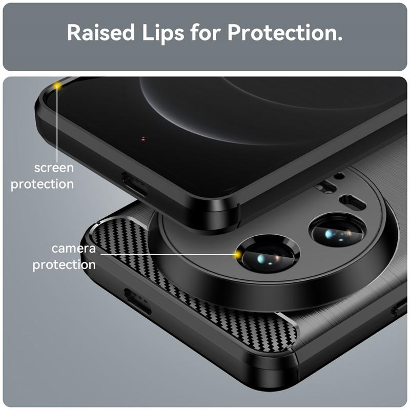 Чехол для Xiaomi 14 Ultra Чехол для Xiaomi 14 Ultra Чехол из матовой резины Чехол для телефона Противоударный защитный чехол из ТПУ для Xiaomi 14 Ultra