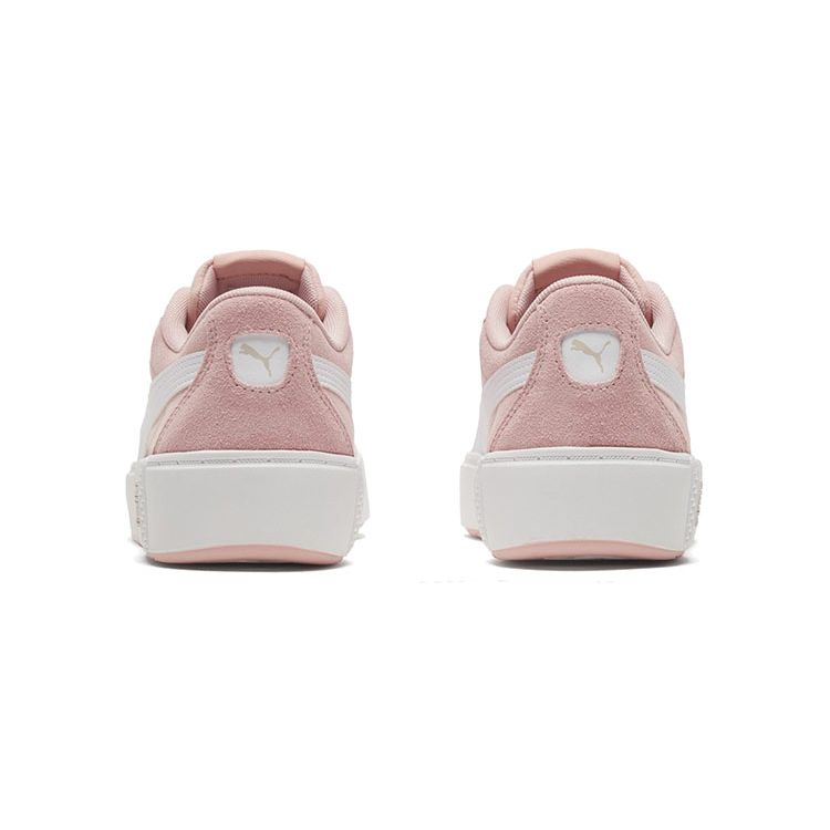 Puma Smash Platform V2 Suede Peachskin Women Sneakers Pink White 373037-05