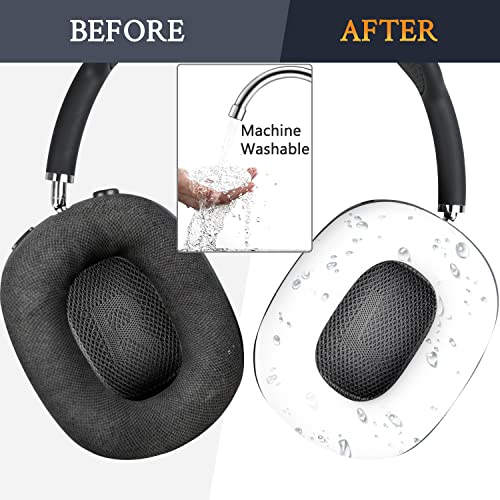 Защитные аксессуары SOULWIT для AirPods Max: Чехол из ТПУ + Чехол для оголовья + Чехол для амбушюр - Комплект многосторонней защиты - Устойчивый к царапинам, Потоустойчивый