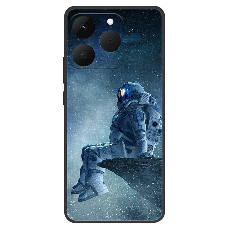 Чехол для Realme 15T Realme15T 5G НОВЫЙ ТПУ Силиконовый Ударопрочный Чехол-Кот для Realme 15 T 15t 2025 Funda Печать Мягкий Coque