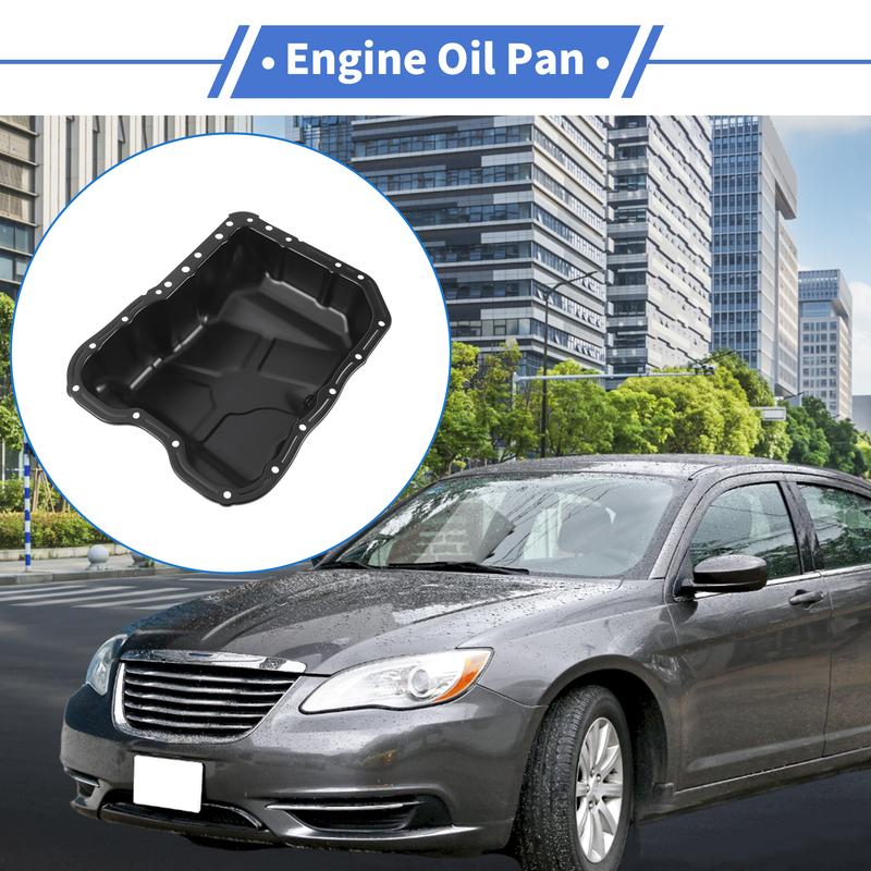 UXCELL No.4884665AE Engine Oil Pan for Dodge Journey 2009-2015 for Jeep Compass 2007-2014 for Hyundai Santa Fe 2010-2012