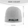 Excel Value Warm Knitted Cap Winter Knit Bonnet Hat Skullies Beanies Hip Hop Caps for Unisex