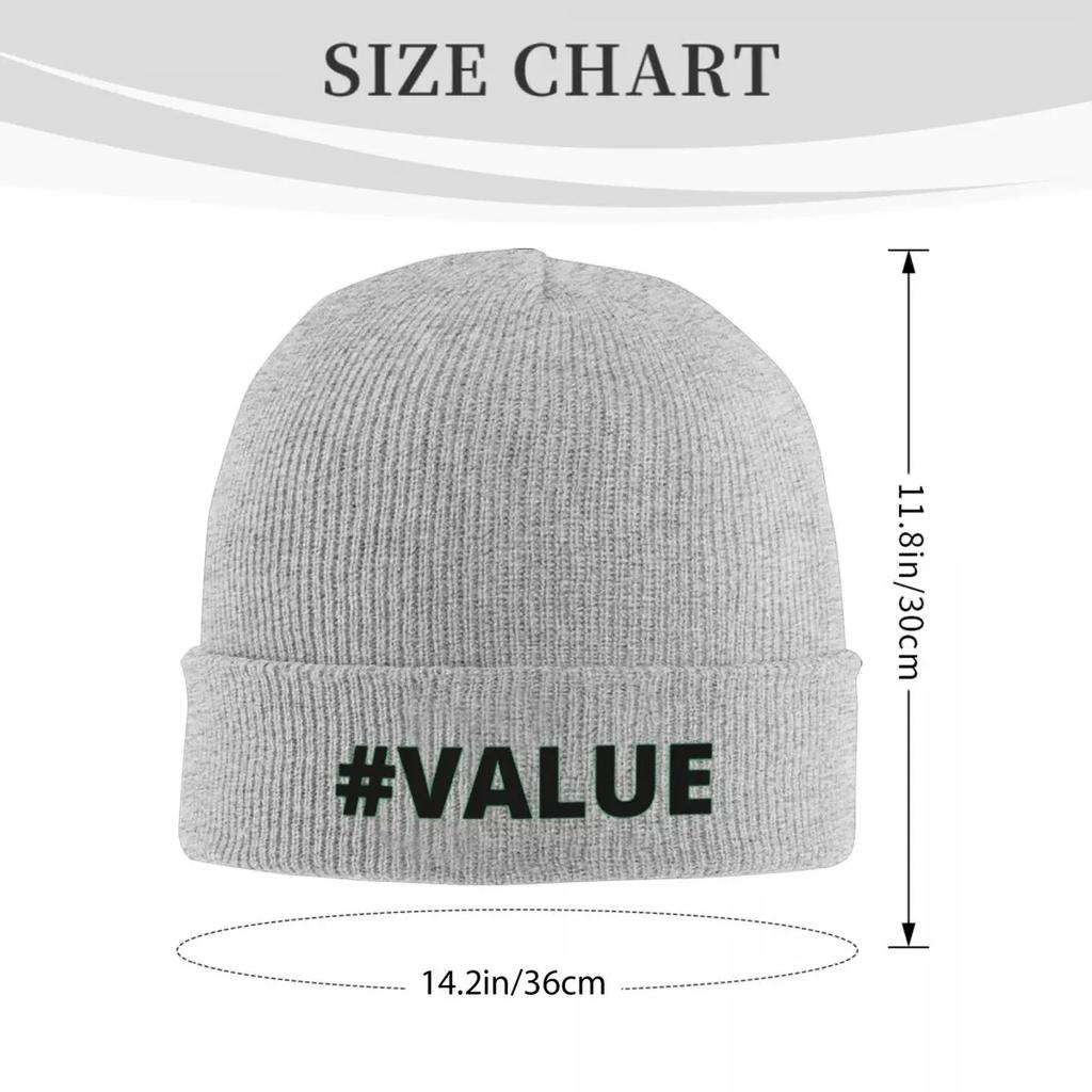 Excel Value Warm Knitted Cap Winter Knit Bonnet Hat Skullies Beanies Hip Hop Caps for Unisex