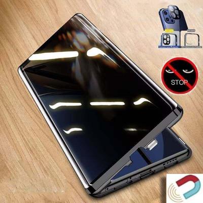 Магнитный адсорбционный чехол Anti-Peep Privacy Case для Huawei Honor Magic 6 Pro 7 Magic5 с защитой объектива камеры