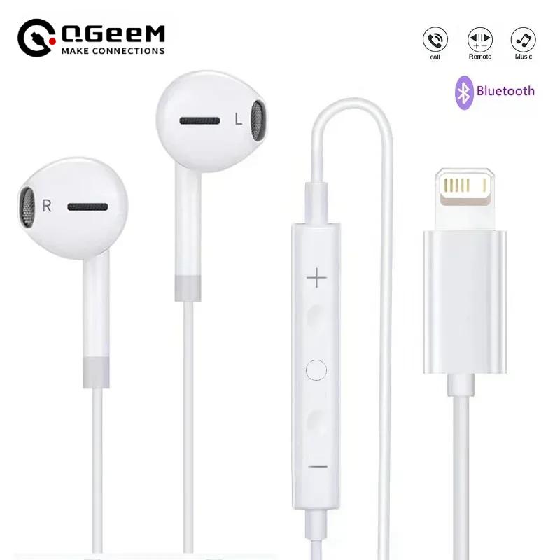 Наушники-вкладыши для Apple iPhone 16, 15, 14, 13, 12, 11. Стереозвук. Проводные наушники-вкладыши. Гарнитура с поддержкой Bluetooth для всех телефонов.