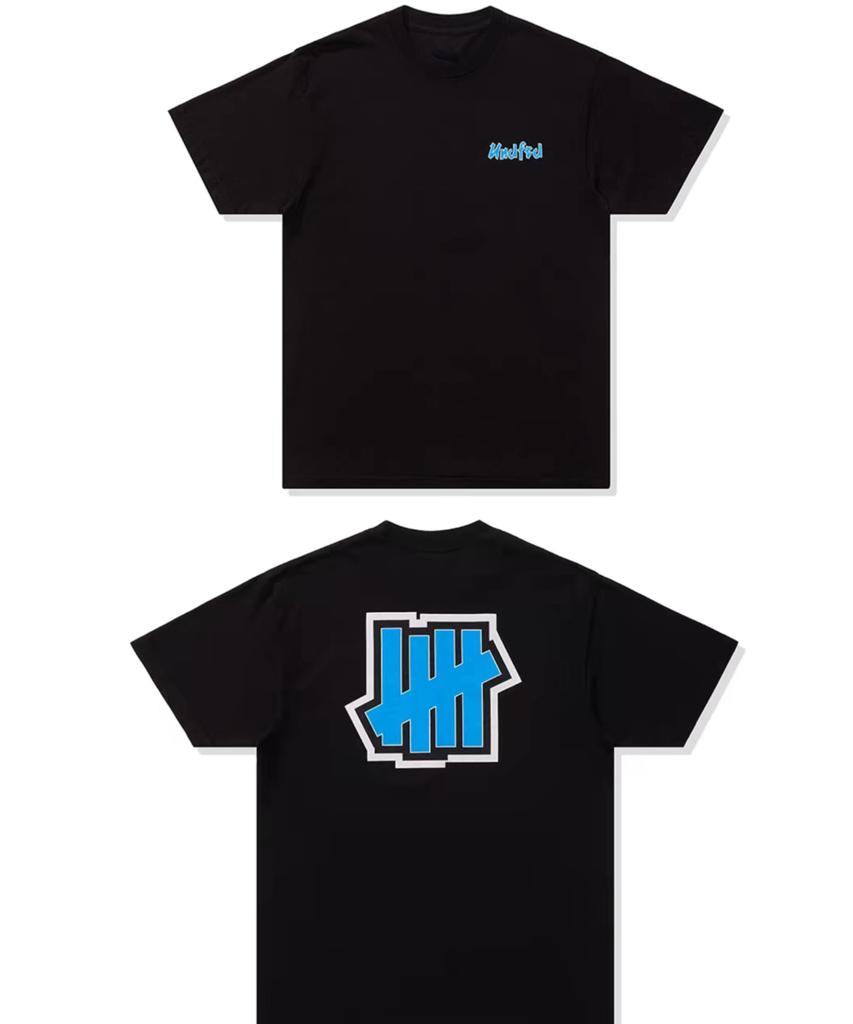Undefeated Double-sided Print T-shirt, Short-sleeved T-shirt for Men and Women, Men's Clothing, Harajuku Streetwear
