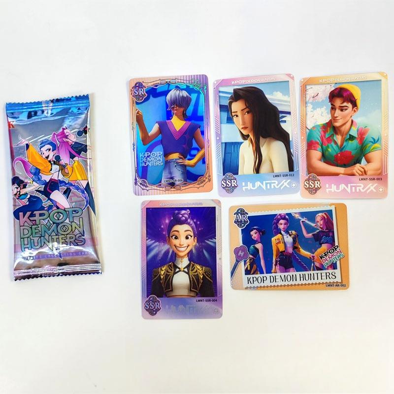 Карта Охотники на ведьм Премиум Лазерная карта K-Pop Охотники на ведьм Набор флэш-карт Любимая карта Слепой бокс