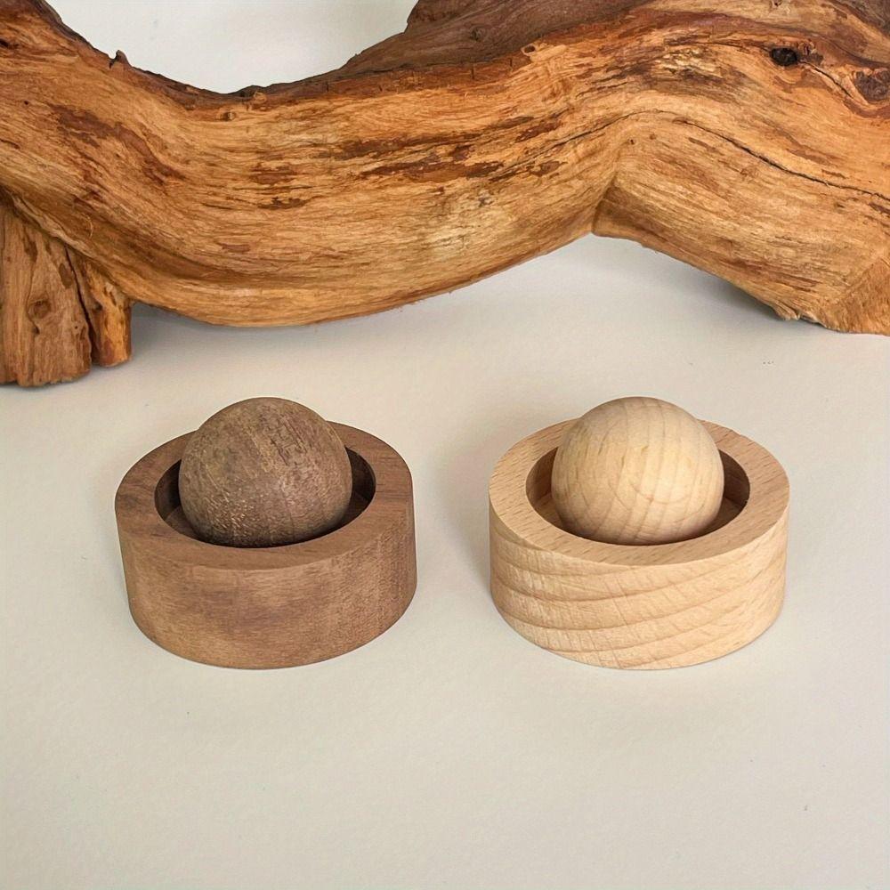 Refillable Wooden Essential Oil Diffusers Perfume Volatile Essential Oils Containers Sleep Aid