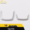 16 X1 Electroplated Gear Shift & Cup Holder Trim Dashboard Accessories