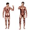 Европейский фэнтезийный мужской сценический костюм с реалистичным мышечным рисунком для театральных выступлений