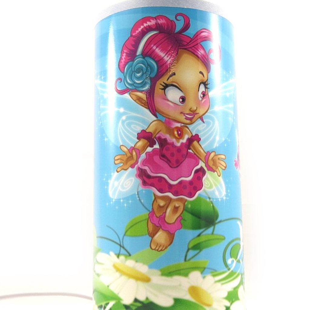 Les Trésors De Lily [K7847] - Лампа цилиндрическая 'Fairy Dreams' розово-голубая