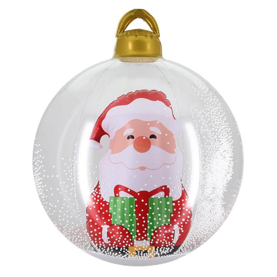 Yousheng уличный рождественский снежный шар надувной водонепроницаемый снеговик/рождественская елка/стиль Санта-Клауса гигантские большие шары рождественские украшения