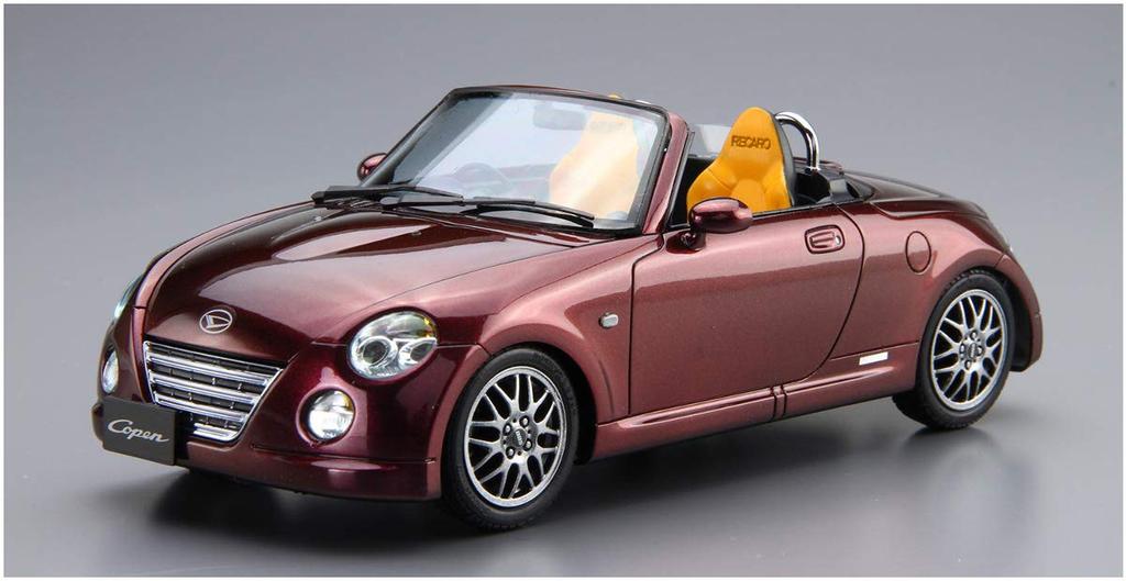 AOSHIMA Модель автомобиля серии Daihatsu L880K Copen Ultimate Edition 2006 Пластиковая модель 1/24 № 19