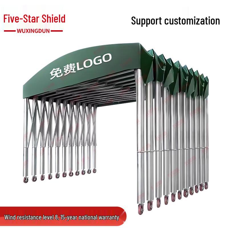 Industrial Retractable Outdoor Shelter