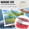Длинная малярная лента бежевая для покраски автомобилей, автомобилей, дома, масляной живописи, односторонняя малярная лента