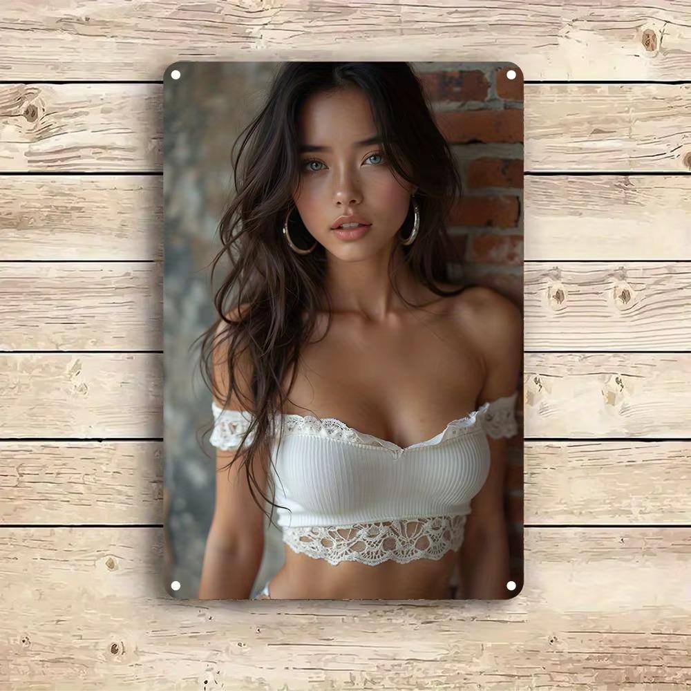 Винтажная металлическая жестяная табличка Настенный декор 8x12 дюймов Художественная панель Готова к подвешиванию Подарок