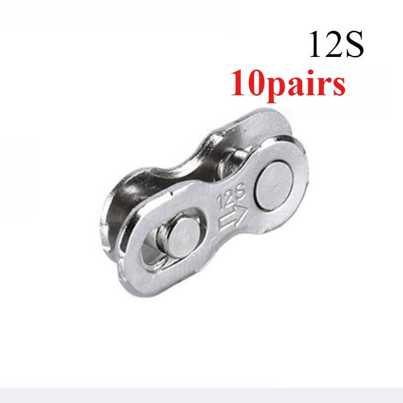 Велосипедная цепь Missing Link Велосипедные запчасти Цепь для горного велосипеда Магическая пряжка Цепь для одной скорости Быстросъемная 8/9/10/11/12 скоростей