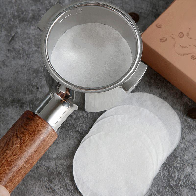 Одноразовая фильтровальная бумага для кофе, круглая фильтровальная бумага для вторичного разделения воды для ручки кофемашины