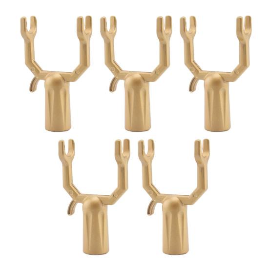5 шт. Крюк для одежды, шест, вилка, сверхпрочный, из алюминиевого сплава, универсальный, вешалка для одежды, захват, крюк, головка, сменные аксессуары