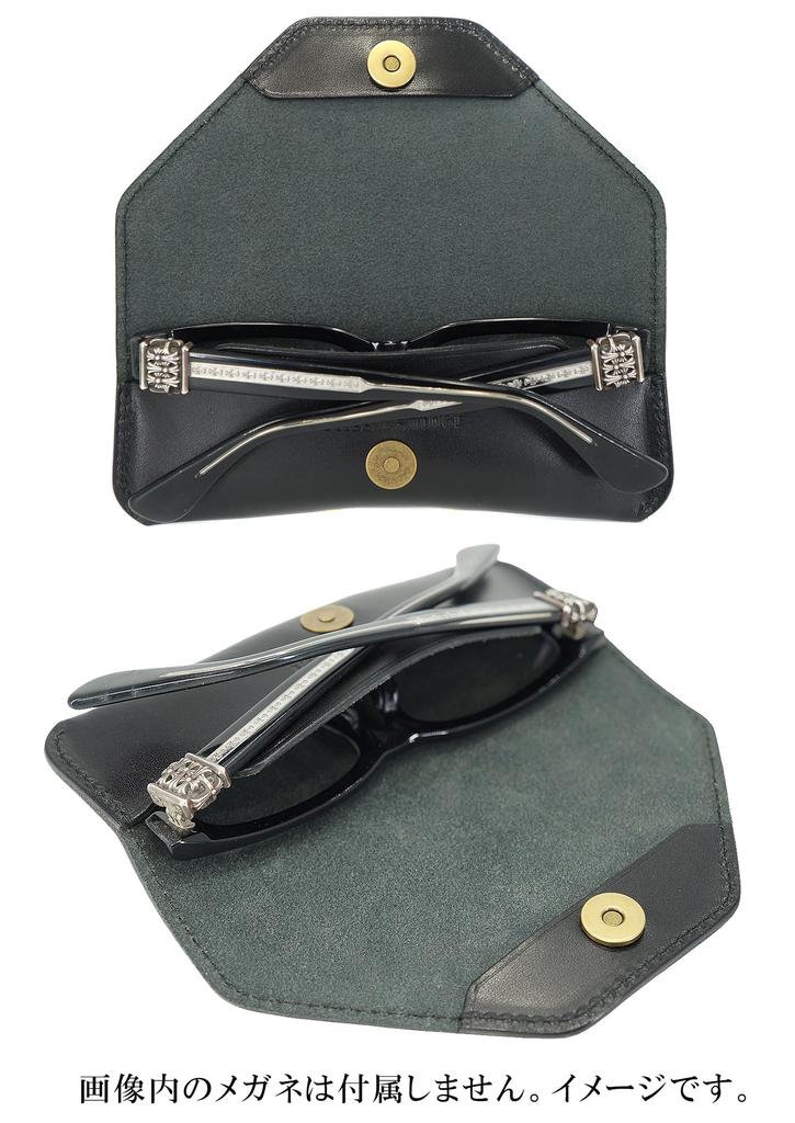 Черная кожа Точиги Очки Сделано в Очки Солнцезащитные очки для мужчин и Натуральная дубленая Сделано в Бренде Включает чехол для очков из микрофибры, Япония, Мягкий,