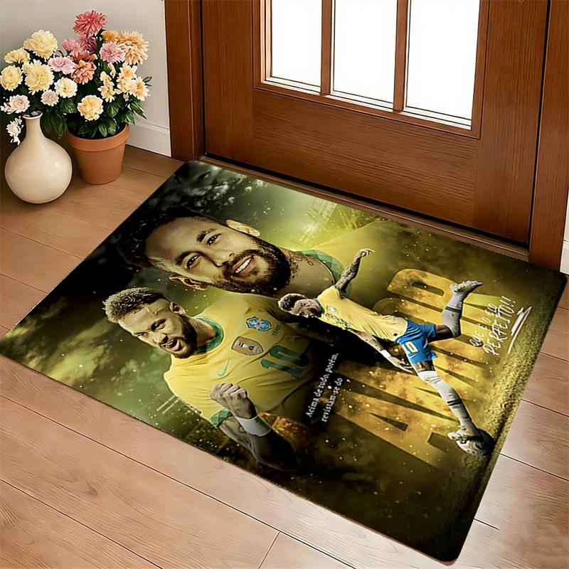Brazilian Football Living Room Nonslip Area Rug Soft Carpet For Bedroom Game Playroom Sofa Office Home Decor Doormat Christmas Gift C9302813