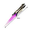 Tactical Shooter Foldable Butterfly Blade 3D Engraved Collectible Weapon Portable Melee Gear For Cosplay/Gaming Accesso