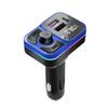 Bluetooth 5.0 Автомобильный FM-передатчик с регулировкой на 180 градусов, двухканальный USB-плеер, зарядное устройство для Mp3, беспроводной светильник Type-C, громкая связь