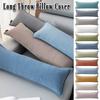 30x120cm Rectangle Throw Pillow Cover Nordic Waist Cushion Cover Home Long Body Couple Lover Pillowcase Home Decoraion