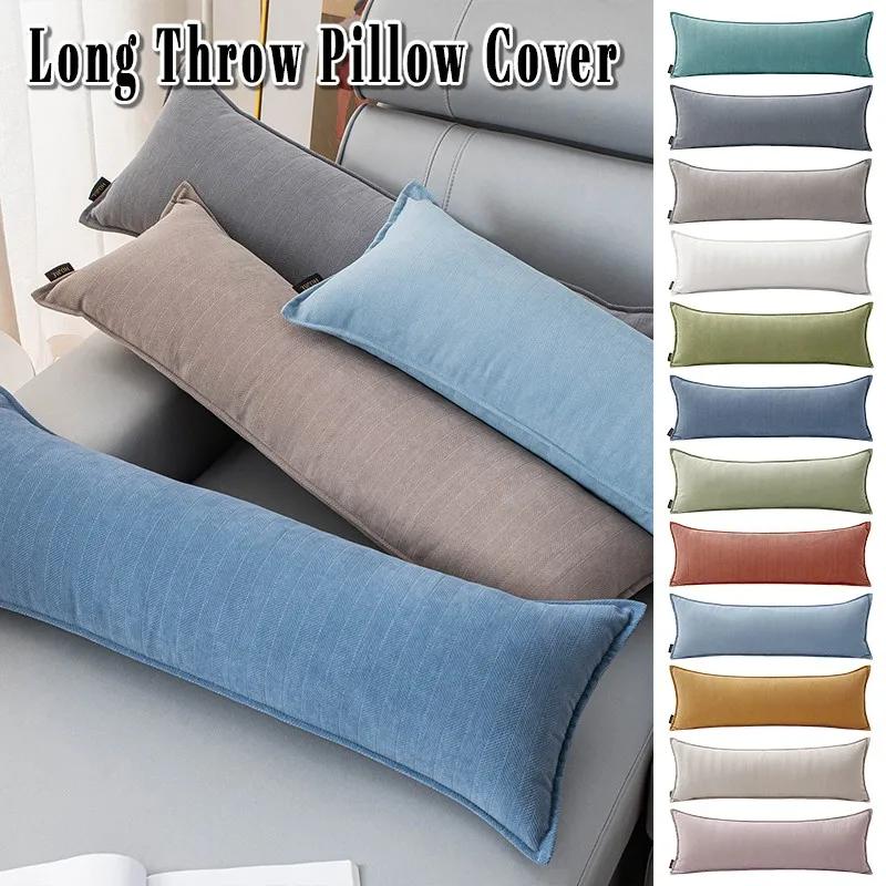 30x120cm Rectangle Throw Pillow Cover Nordic Waist Cushion Cover Home Long Body Couple Lover Pillowcase Home Decoraion